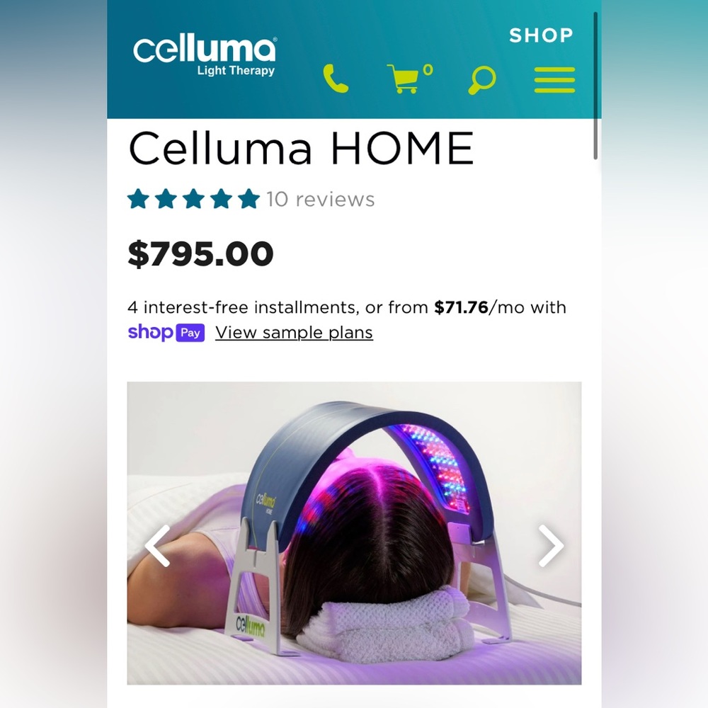 Celluma Home LED Light Therapy Device